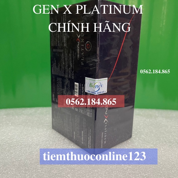 Viên uống GEN X PLATINUM  Hỗ trợ sức khoẻ sinh lý nam - hộp 24 viên