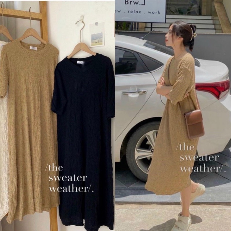 Váy xuông nữ, maxi đũi xốp không nhăn