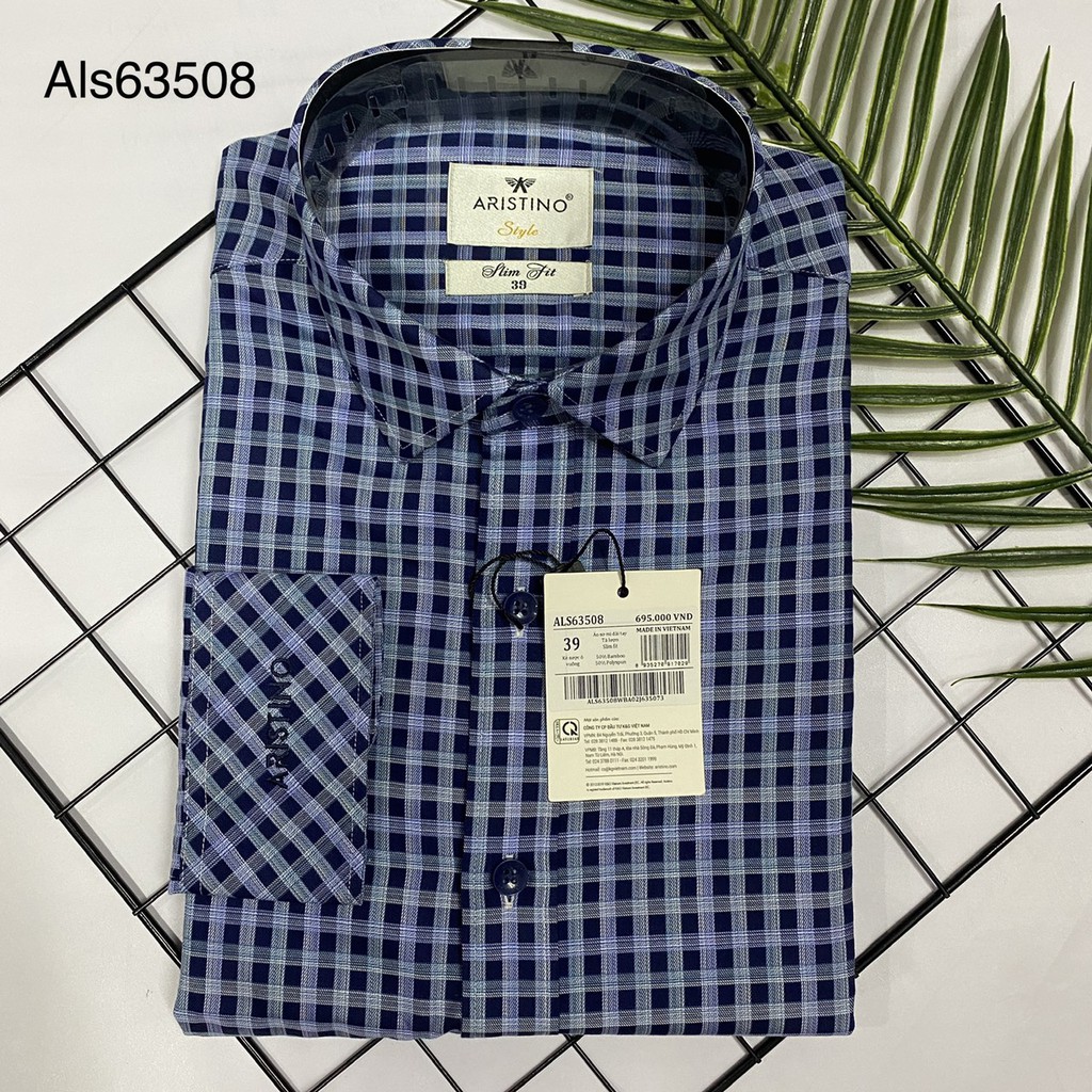 Áo Sơ Mi Dài Tay Aristino ALS63908 - ALS63508 - ALS57508 - ALS56708 Slim Chất Bamboo có 38/39/40/41/42/43 Gộp