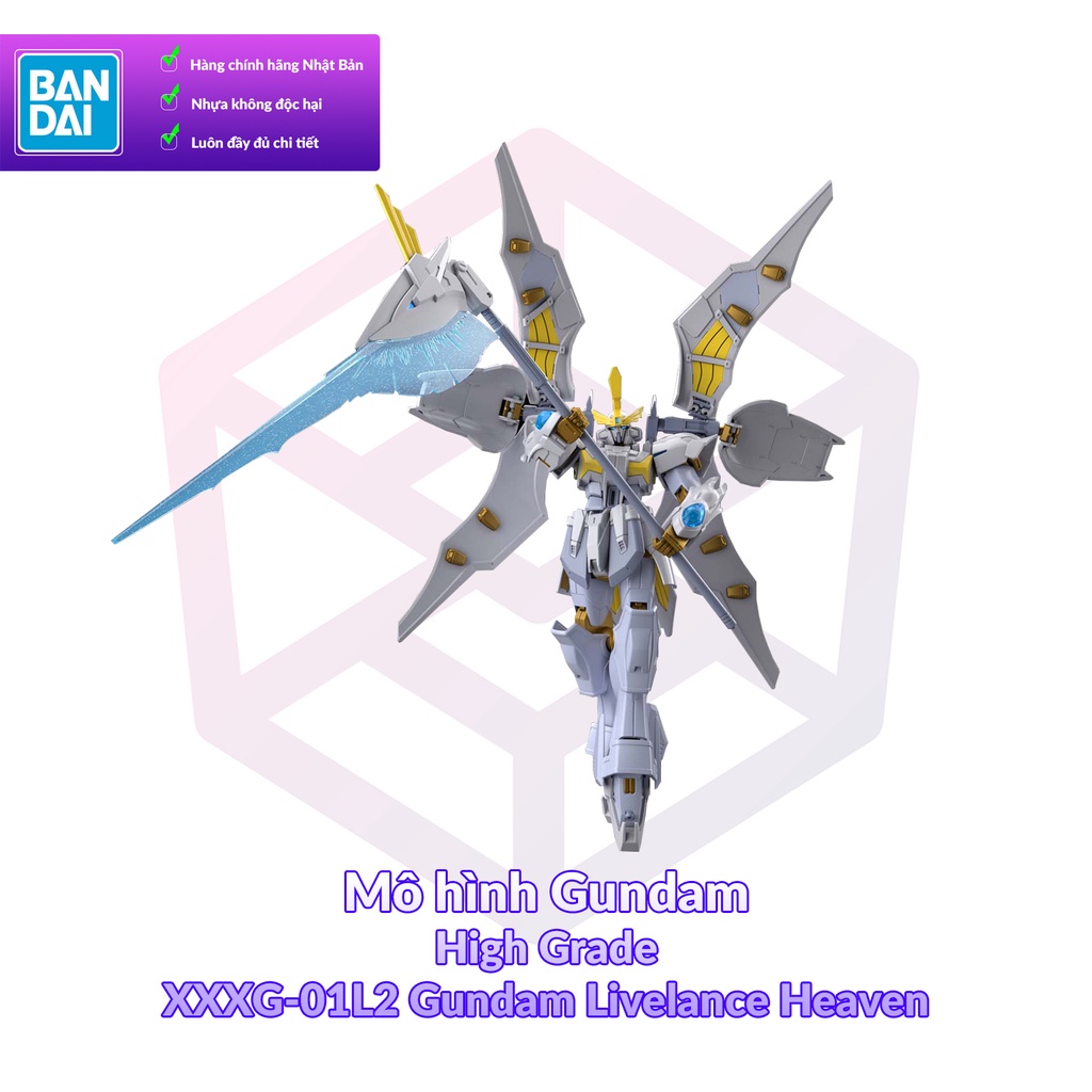 Mô hình Gundam Bandai HG BB 01 XXXG-01L2 Gundam Livelance Heaven [GDB] [BHG]