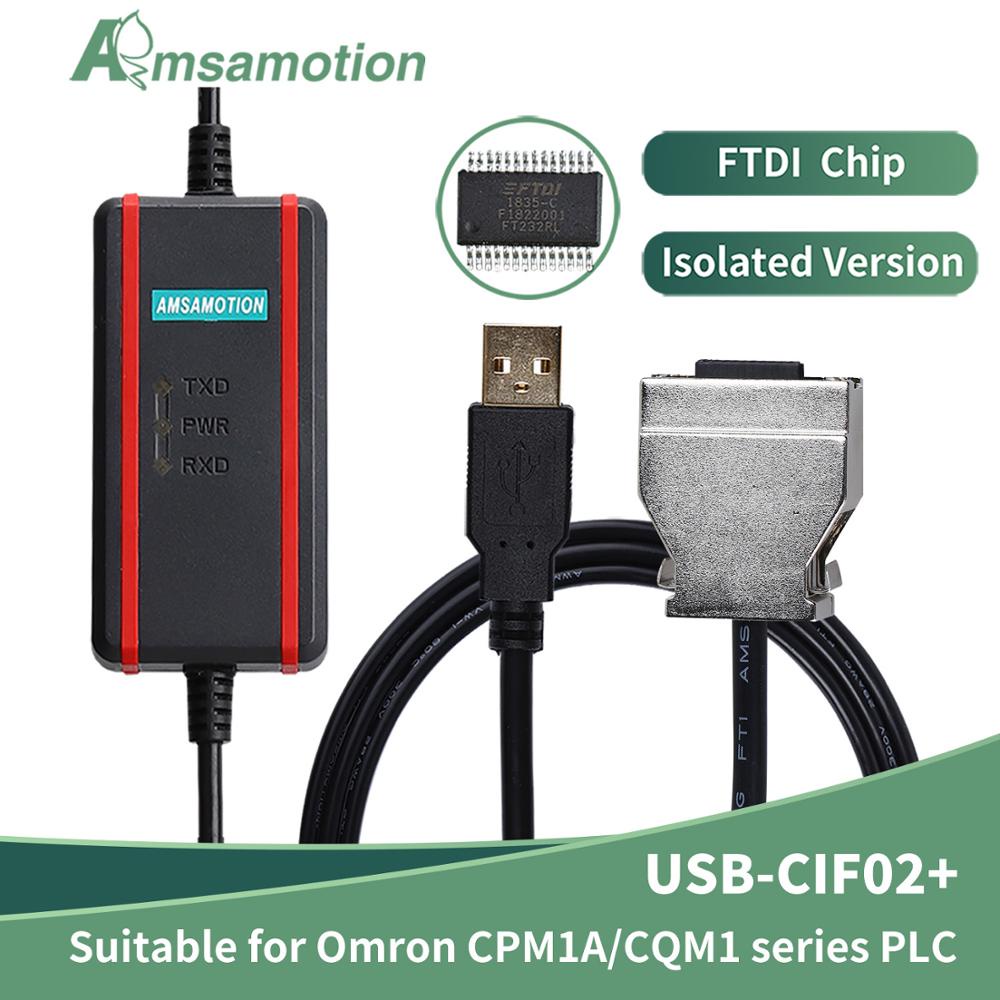 Cáp lập trình Omron PLC phù hợp SZ USB-CIF02 + Cáp tải xuống CPM1A / 2A / CQM1 / C200HS Dòng dữ liệu