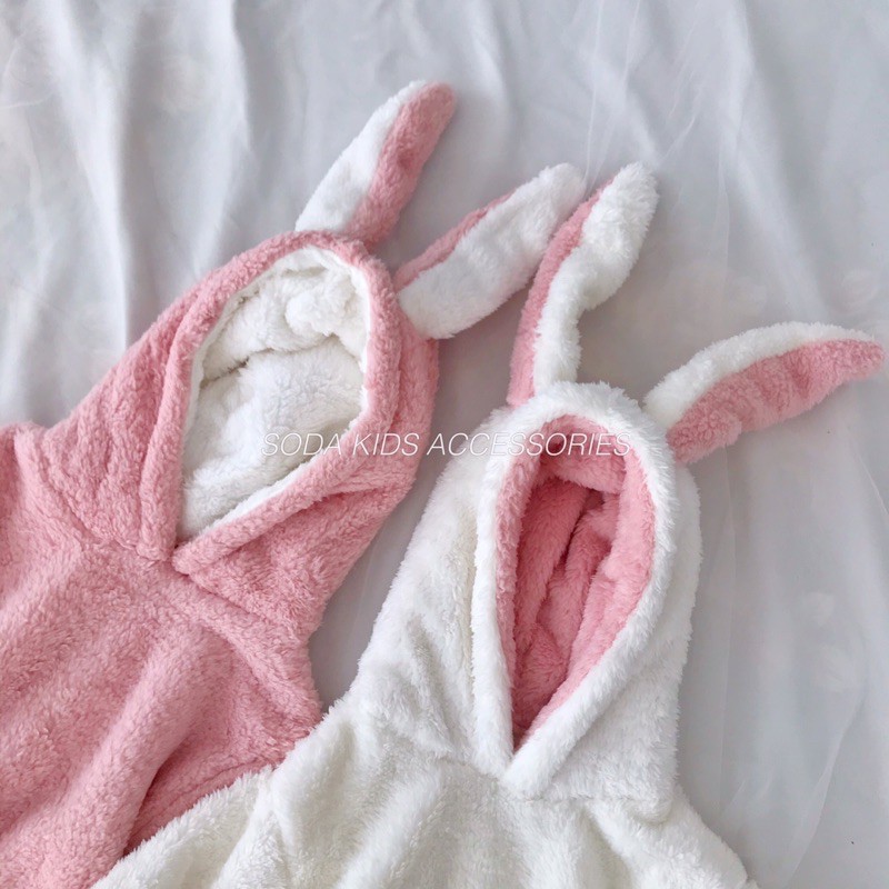 (ẢNH THẬT) body thỏ lông trắng hồng