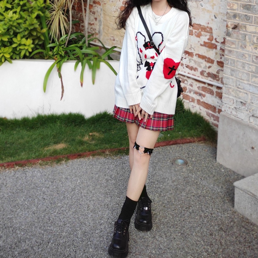 Vòng Choker Co Giãn Phối Ren Thắt Nơ Chéo / Trái Tim Rỗng Thời Trang Có Thể Điều Chỉnh Phong Cách Lolita