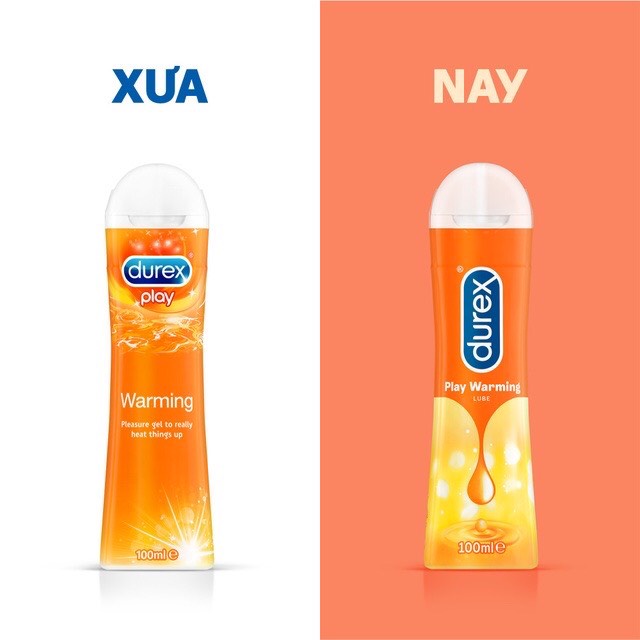 Gel bôi trơn Durex Play Warming - gel bôi trơn tăng độ nóng 100ml