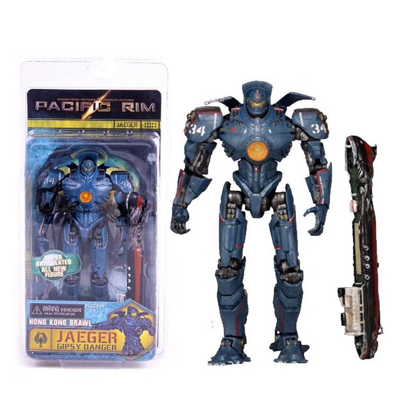 Mô Hình Nhân Vật Bandai Pacific Rim Mech Gipsy Danger Strike Eureka 7-Inch Chân Thật