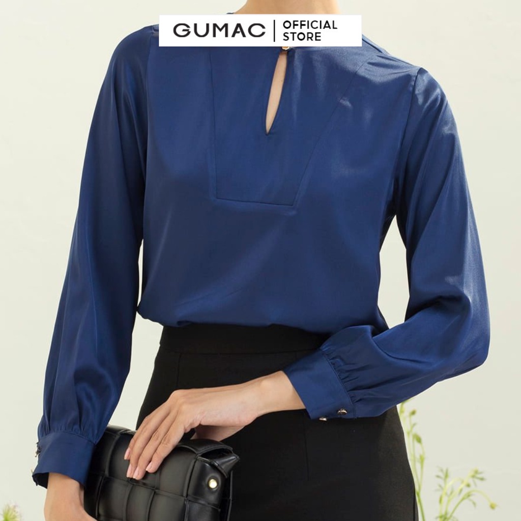 [Mã WABRGUM giảm 10% tối đa 30K đơn 99K] Áo kiểu thời trang GUMAC tay dài AC03047