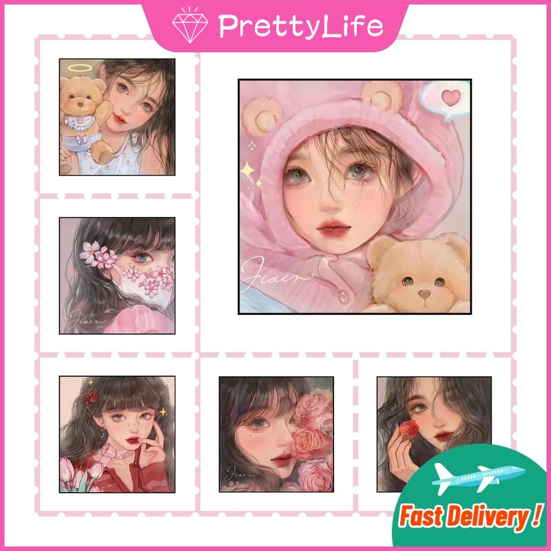 Bộ Tranh Đính Đá 5D Tự Làm Kích Thước 30x30cm / 40x40cm / 50x50cm Trang Trí Nhà Cửa