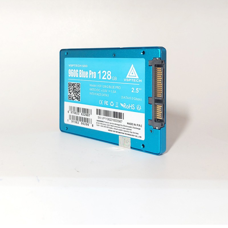 Ổ cứng SSD VSPTECH 960G Blue Pro dung lượng 128GB - tốc độ ghi 450MB/s (Xanh)