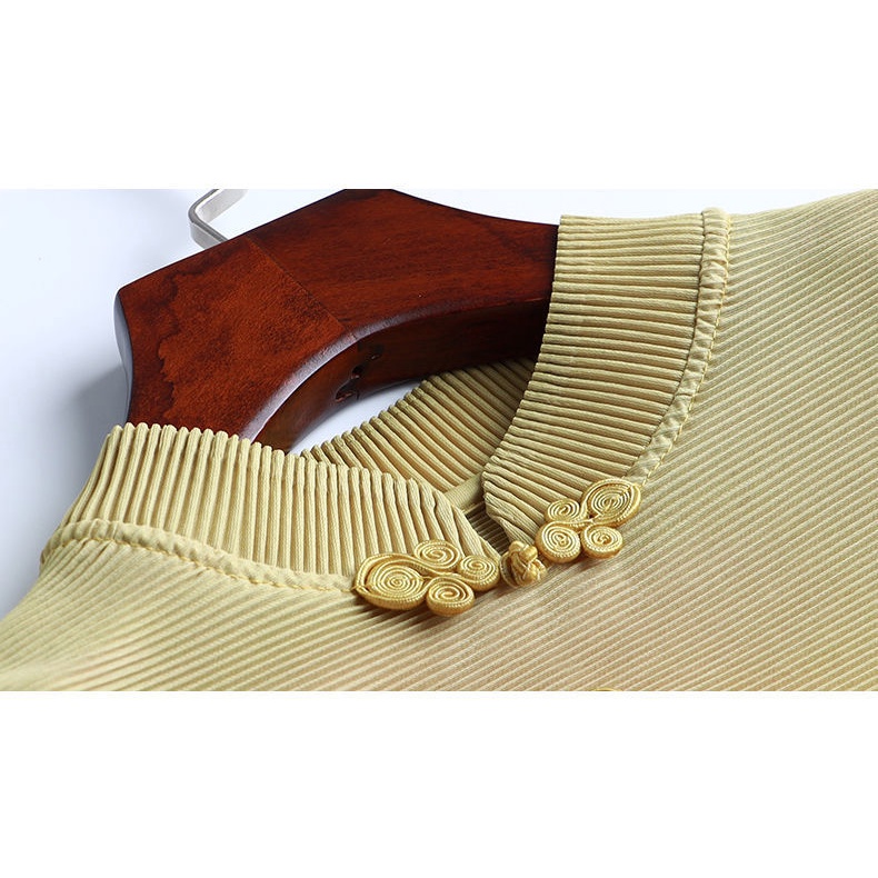 Đầm Sườn Xám Cách Tân Dáng Chữ a In Họa Tiết Phong Cách Trung Hoa Cổ Điển Thời Trang Mùa Hè 2022 Mới