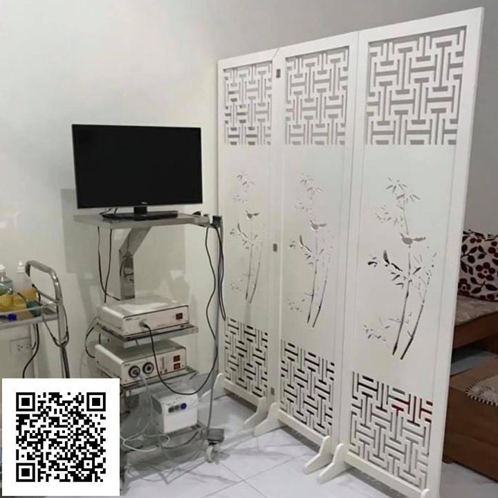 Vách bình phong họa tiết cành trúc GTS305 / 1 Tấm