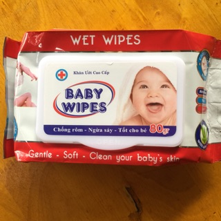 Khăn giấy ướt Baby Wipes 80gr