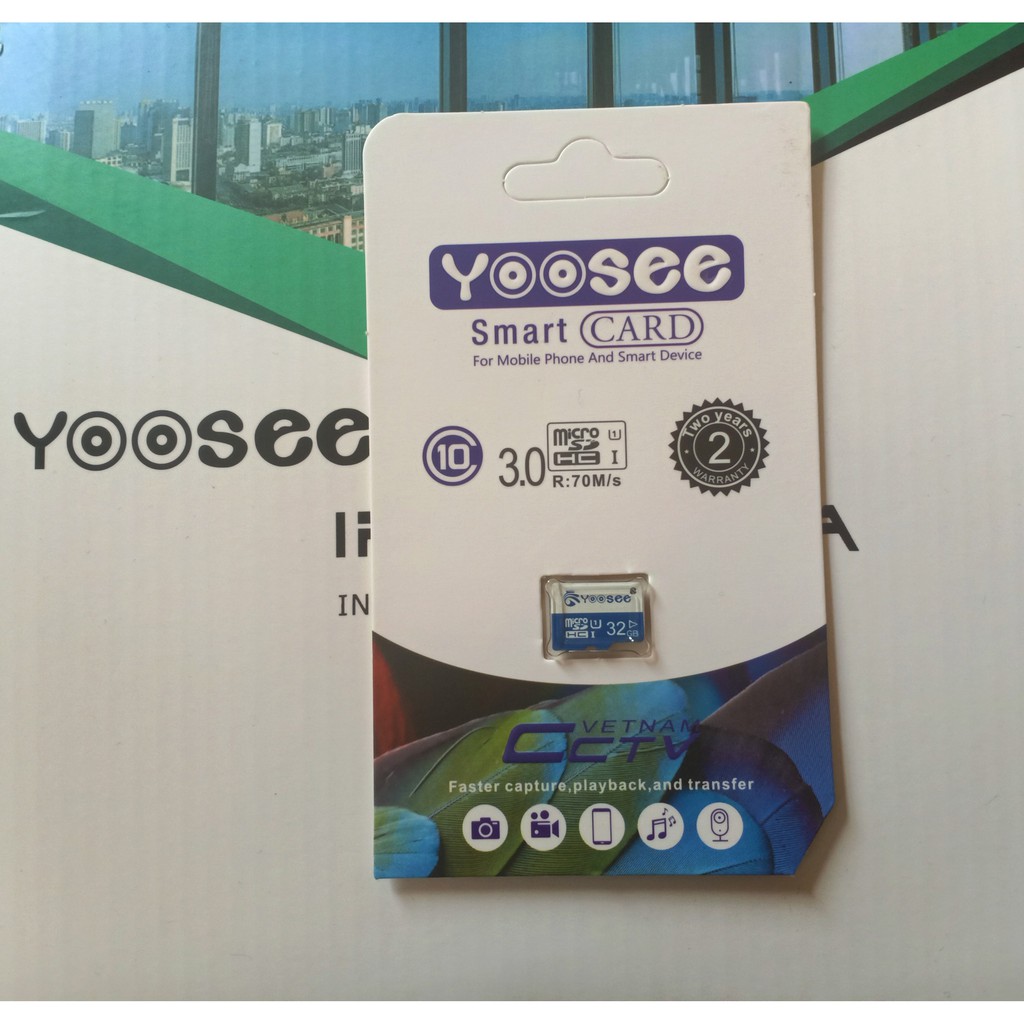 Thẻ Nhớ Lưu Trữ Camera Yoosee 32 Gb - Hàng Chính Hãng ( Lỗi 1 Đổi 1 Trong Vòng 12 Tháng )