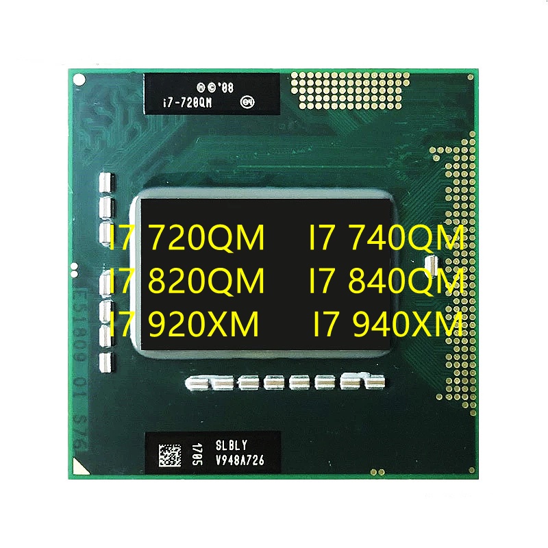 I7-820QM I7-840QM I7-920XM I7-940XM Laptop CPU Ổ Cắm G1 rPGA988A
