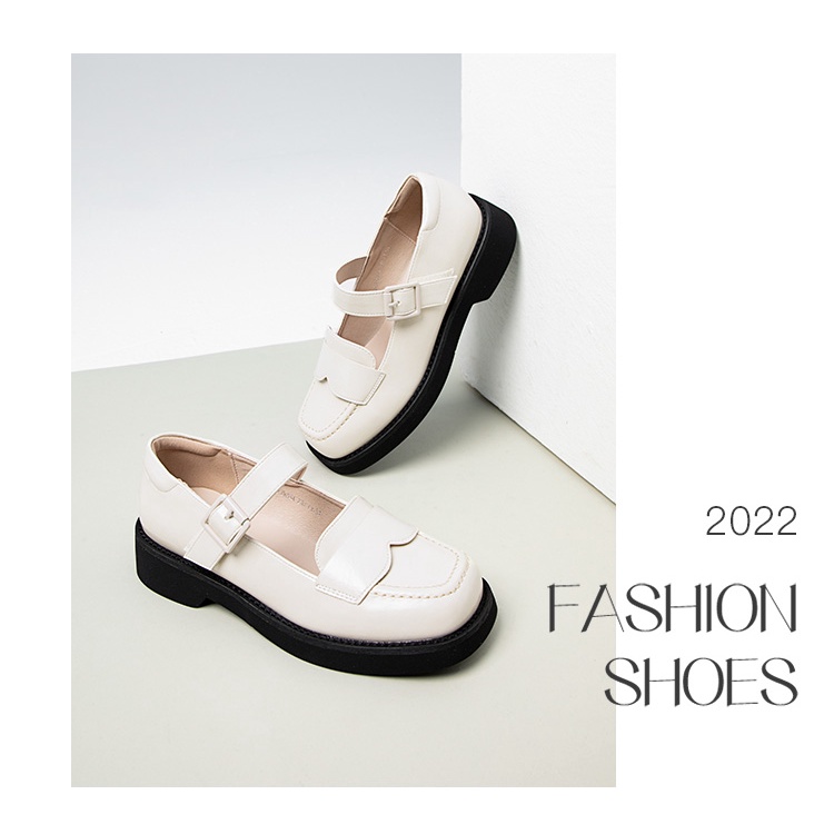 Giày moca Dusto quai ngang, da mềm