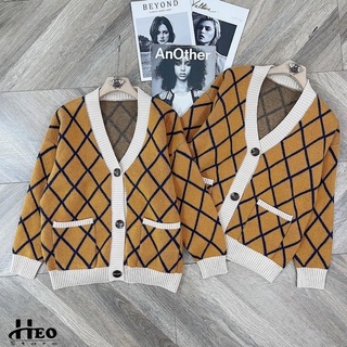 Áo cardigan trám vàng