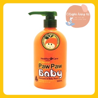 Sữa tắm đu đủ paw paw baby healthy care 500ml của úc