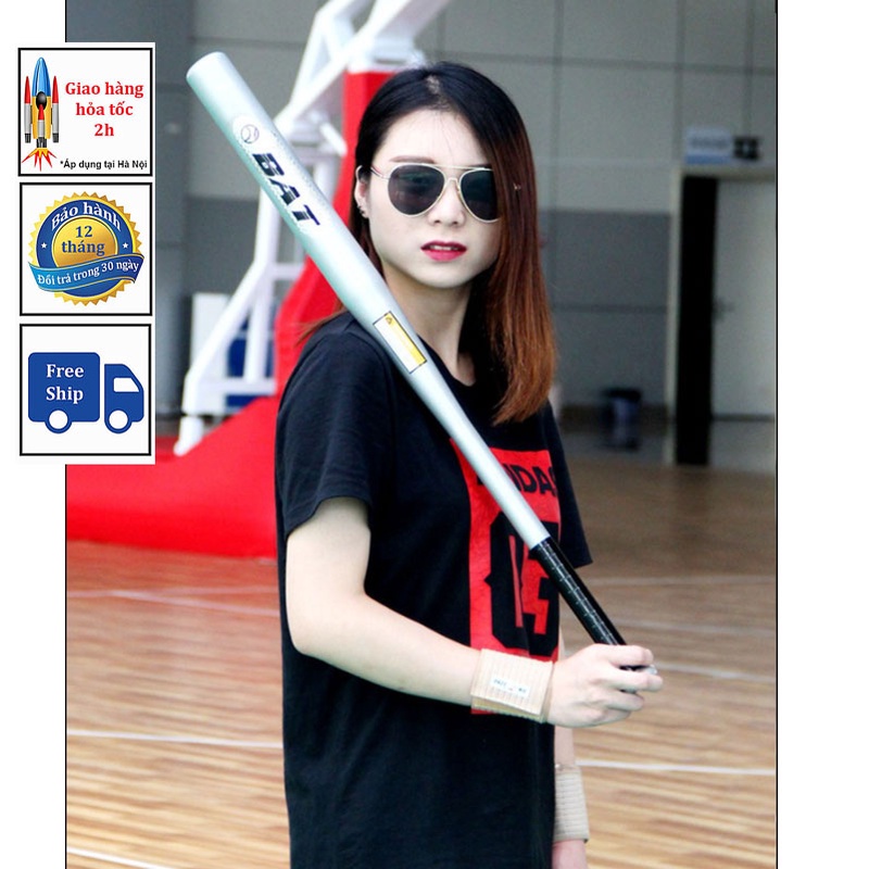 Gậy  Bóng Chày BAT 71cm Đúc Hợp Kim Cứng Cáp Chắc Chắn Đế Quấn Cao Su Chống Tuột Gậy Chơi Bóng Chày TT 9014 - TT 9026