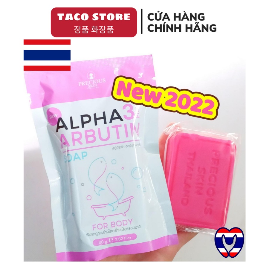 Xà Phòng Tắm Trắng Alpha Arbutin Thái Lan 80g