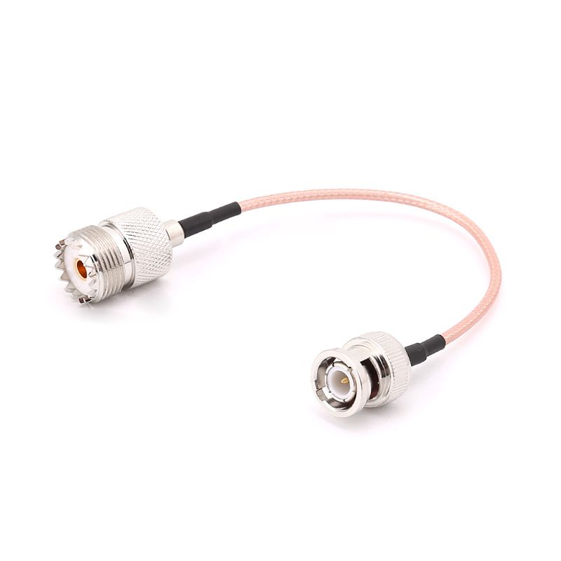 Dây Cáp Đồng Trục Radio 15cm Chuyển Đổi UHF SO239 Female Sang BNC Male RG316