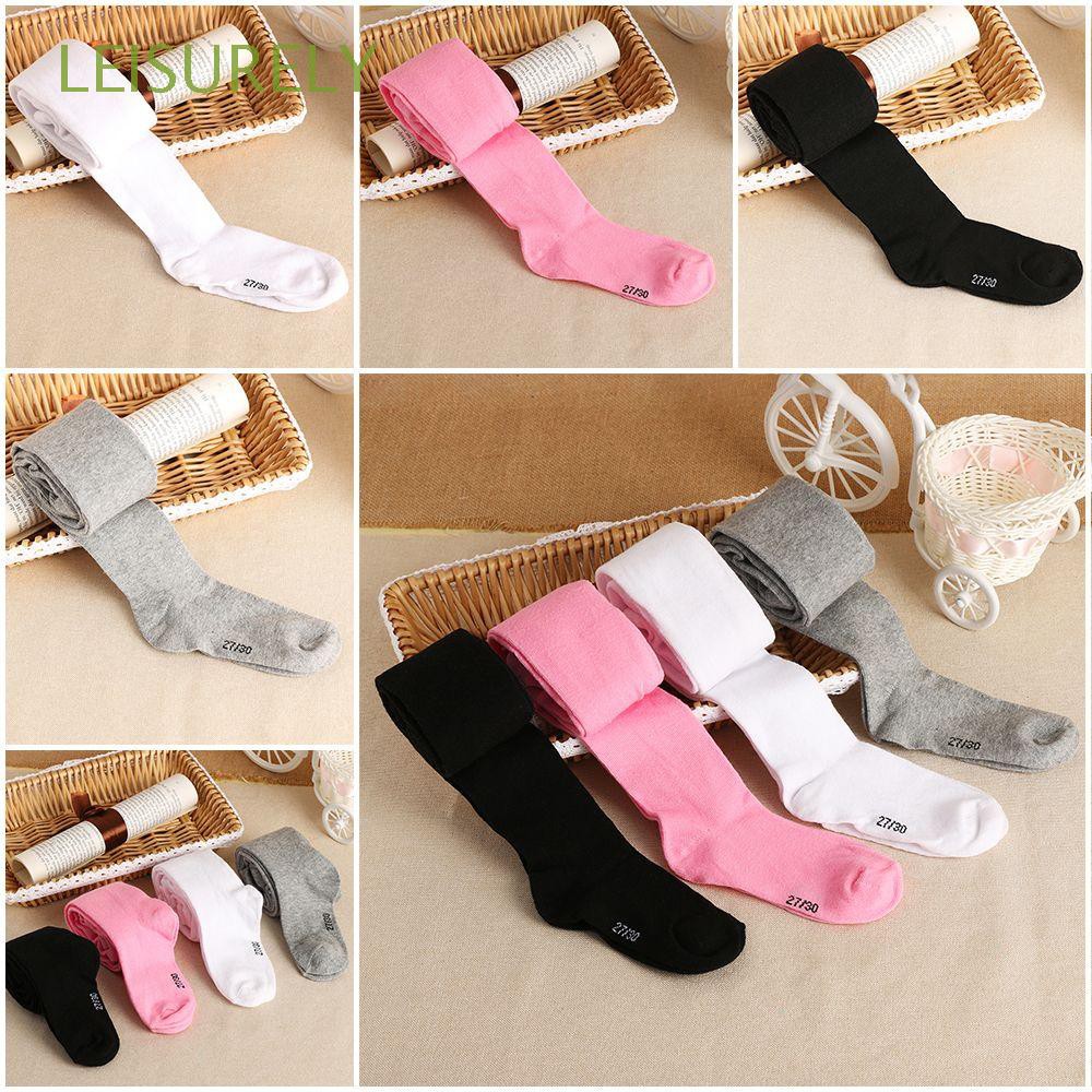 Quần tất đan len màu trơn mềm mại xinh xắn cho bé gái 0-6 tuổi