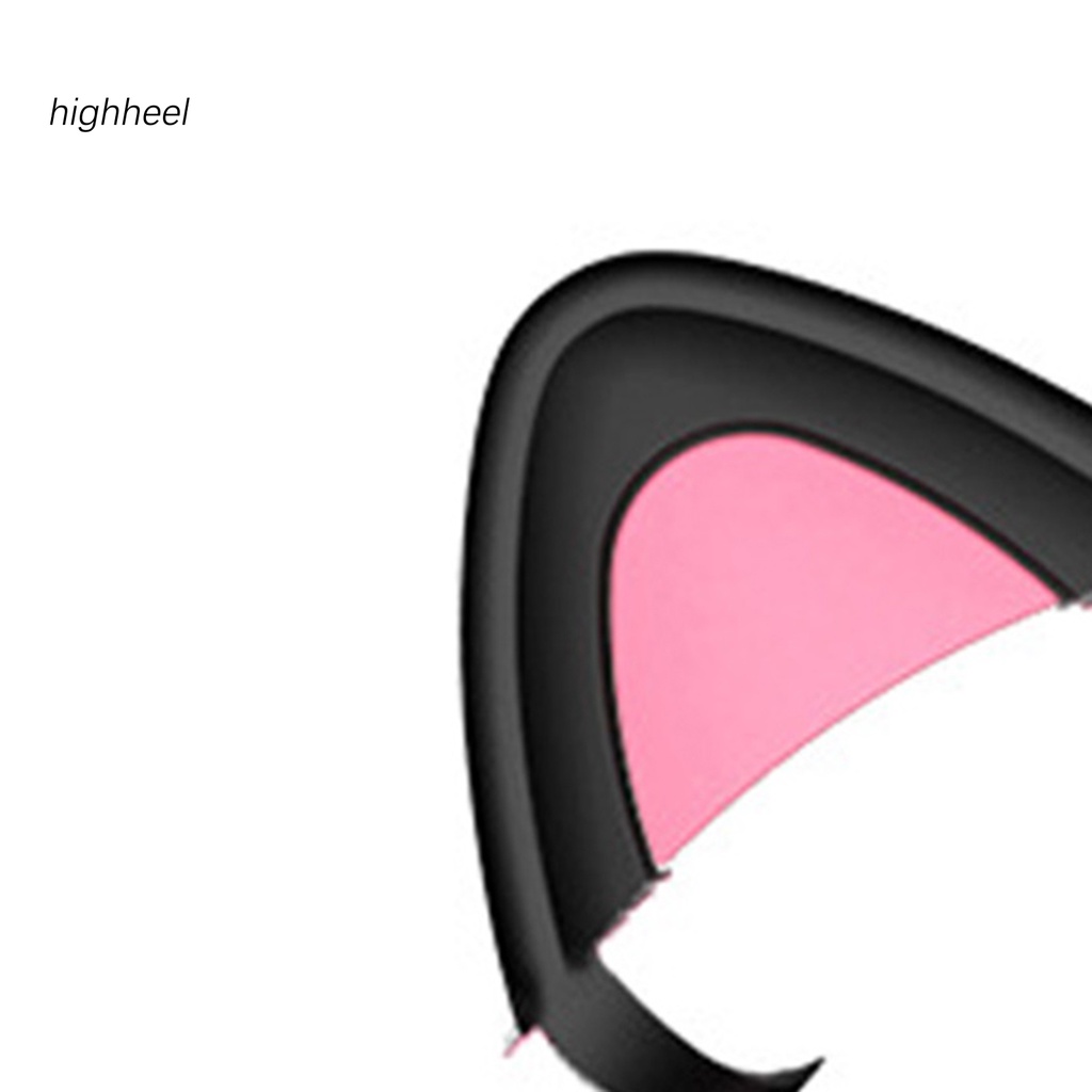 Tai Nghe Bluetooth Bằng Silicone Hình Tai Mèo Dễ Lắp Đặt