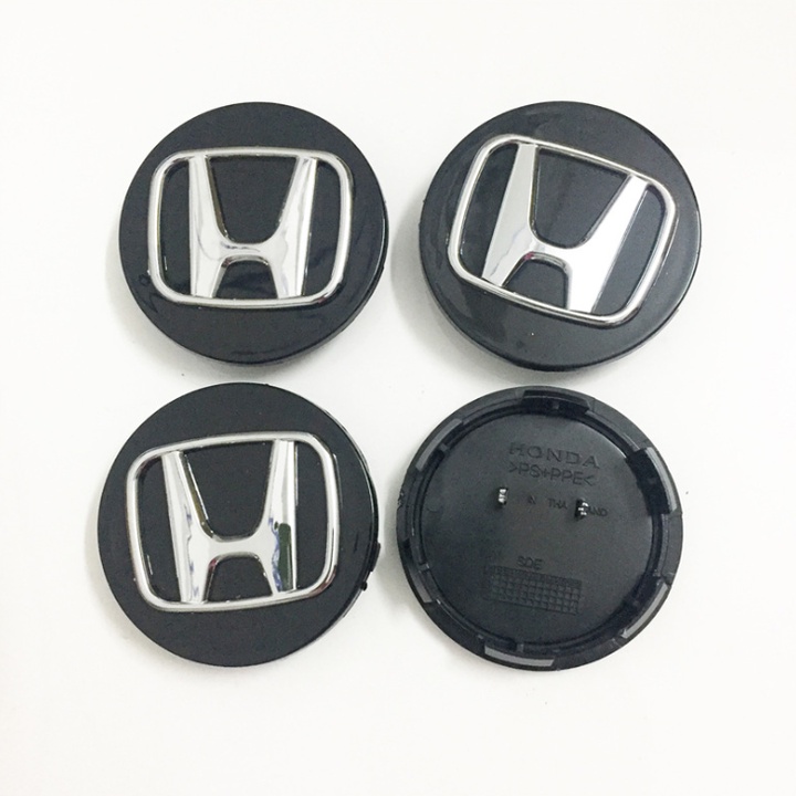 Logo chụp mâm bánh xe ô tô Honda đường kính 58mm HDA58 Nhựa ABS cao cấp