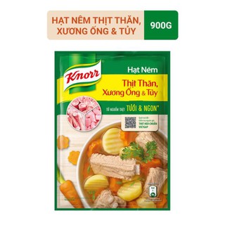 Hạt nêm knorr thịt thăn, xương ống và tủy bổ sung vitamin a 900g