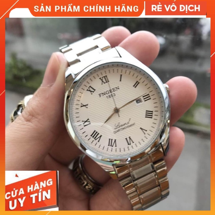 Đồng Hồ Nam Đồng Hồ Đeo Tay Nam FNGEEN 1853 Chính Hãng Cao Cấp, Mạ Sáng Bóng.Chống Nước Tốt.