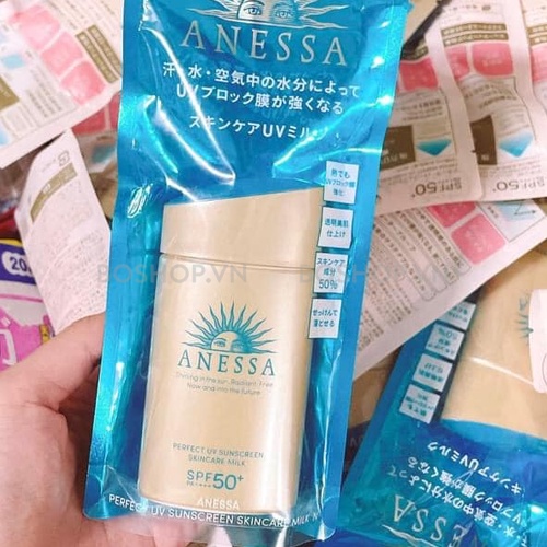 Sữa Chống Nắng Bảo Vệ Hoàn Hảo Anessa Perfect UV Sunscreen Skincare Milk SPF50+ PA++++ 60ml