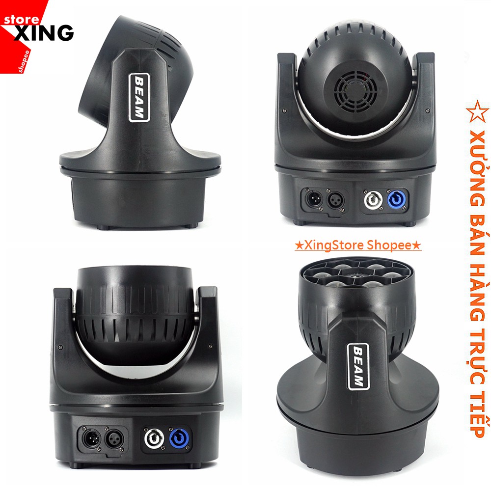 ĐÈN MOVING 6 MẮT LED LASER Đèn sân khấu