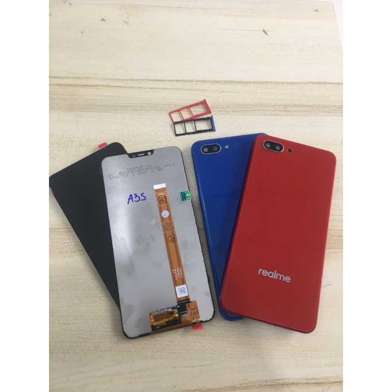 COMBO BỘ VỎ + MÀN HÌNH REALME C1 ZIN HÀNG CAO CẤP ( TẶNG KÈM KHAY SIM )