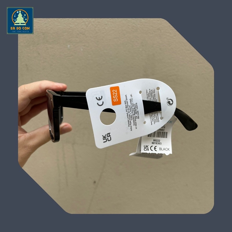 Kính trẻ em Primark size dành cho bé từ 7-16 tuổi, có bill mua hàng tại Store UK