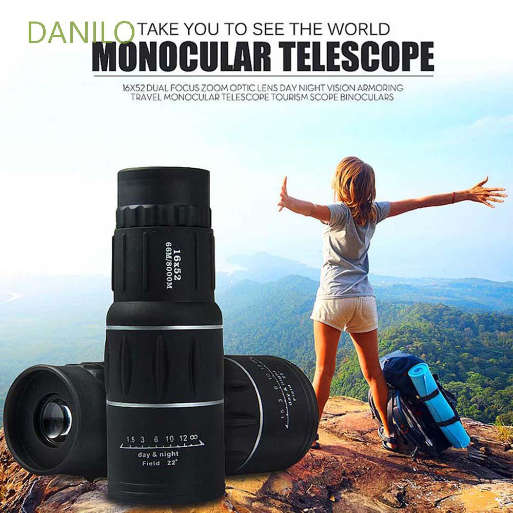 DANILO Camping Binoculars Hunting Optical Instruments Monocular Telescope Monocular HD Lens Night Vision High Power Hunting Optics Optics Zoom Spyglass/Multicolor