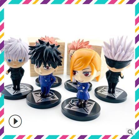 Mô hình sét 6 nhân vật phim hoạt hình Itarori Youji Gojo Satoru Fushiguro Nobara