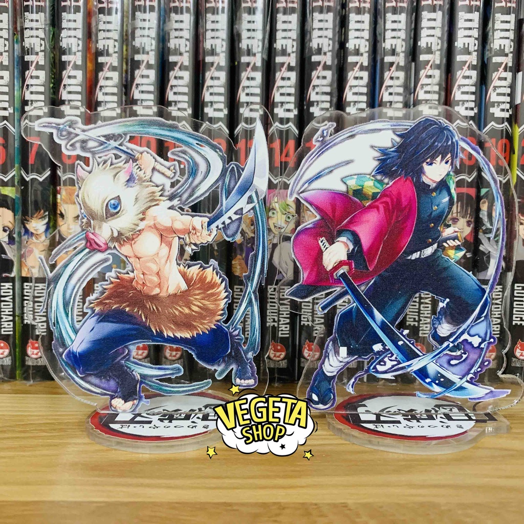 [Cao 10cm] Mô Hình Tượng Standee Acrylic Mica 1 mặt - Thanh Gươm Diệt Quỷ Kimetsu No Yaiba - Tanjiro Nezuko Giyu Rengoku