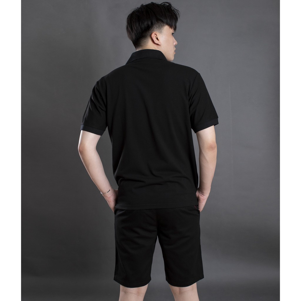 Áo thun trơn cổ trụ nam LADOS - 19043 màu sắc tươi sáng chất liệu co giãn | BigBuy360 - bigbuy360.vn