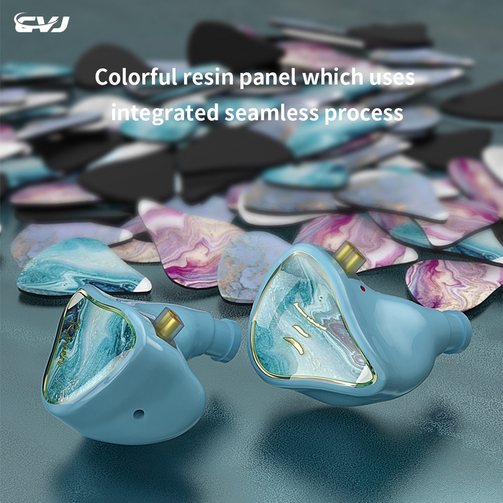 Cvj River Dusk Autumn Moon Resin loại 1BA 1DD Hybrid Driver iem trong tai loại Dj hifi Sport Earphone Mirror CSN CSA Demon