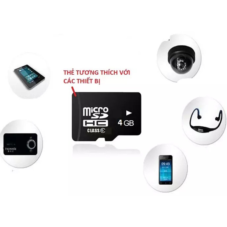 Thẻ nhớ MICRO SD 2G-4G CLASS 6 ,8G-16G-32G-64G CLASS 10 chất lượng - BH 12 tháng