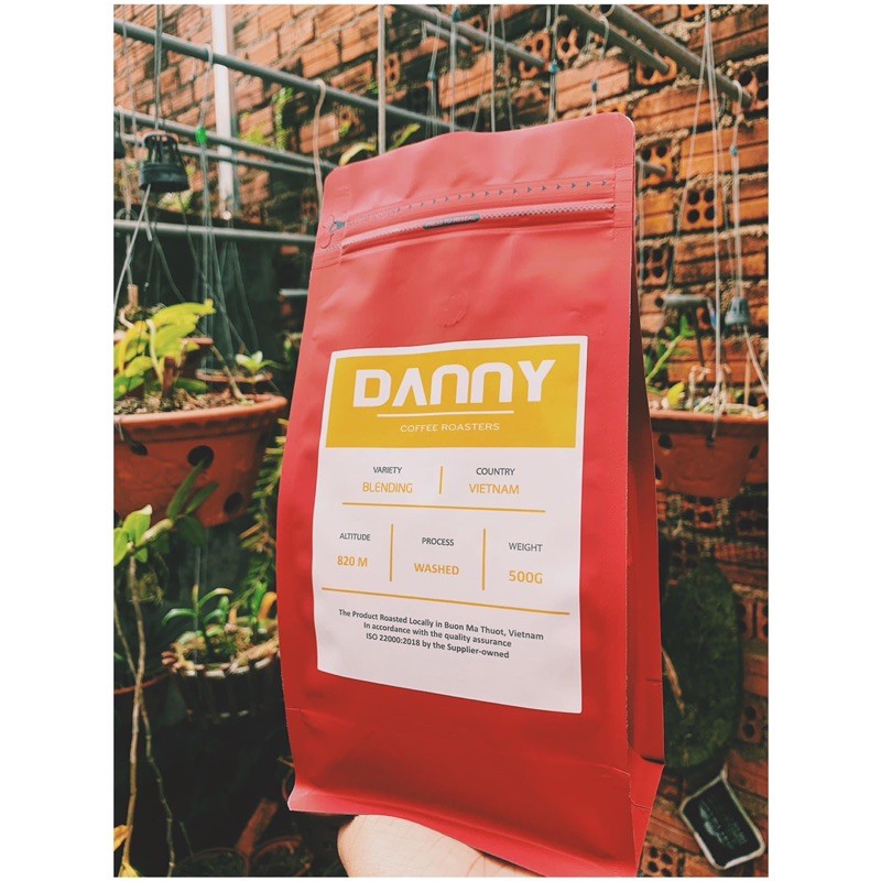 Cà phê trộn Robusta và Arabica (Bột và Hạt) -  Túi 500gr