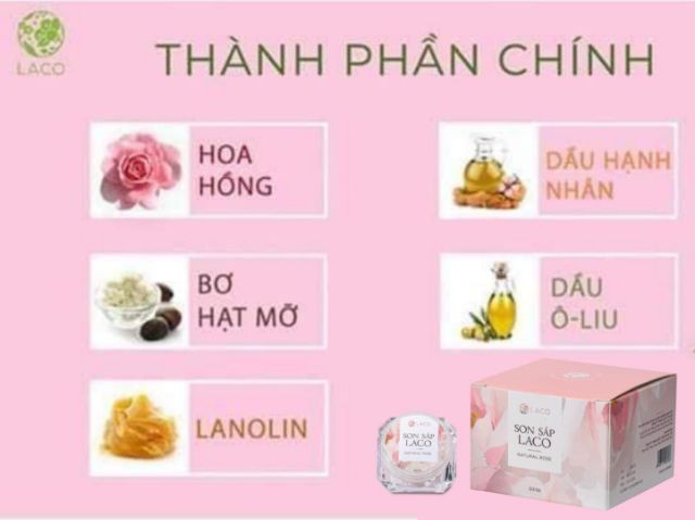 [ Rẻ vô địch ] SON SÁP LACO DƯỠNG HỒNG VÀ CHỐNG THÂM MÔI | BigBuy360 - bigbuy360.vn