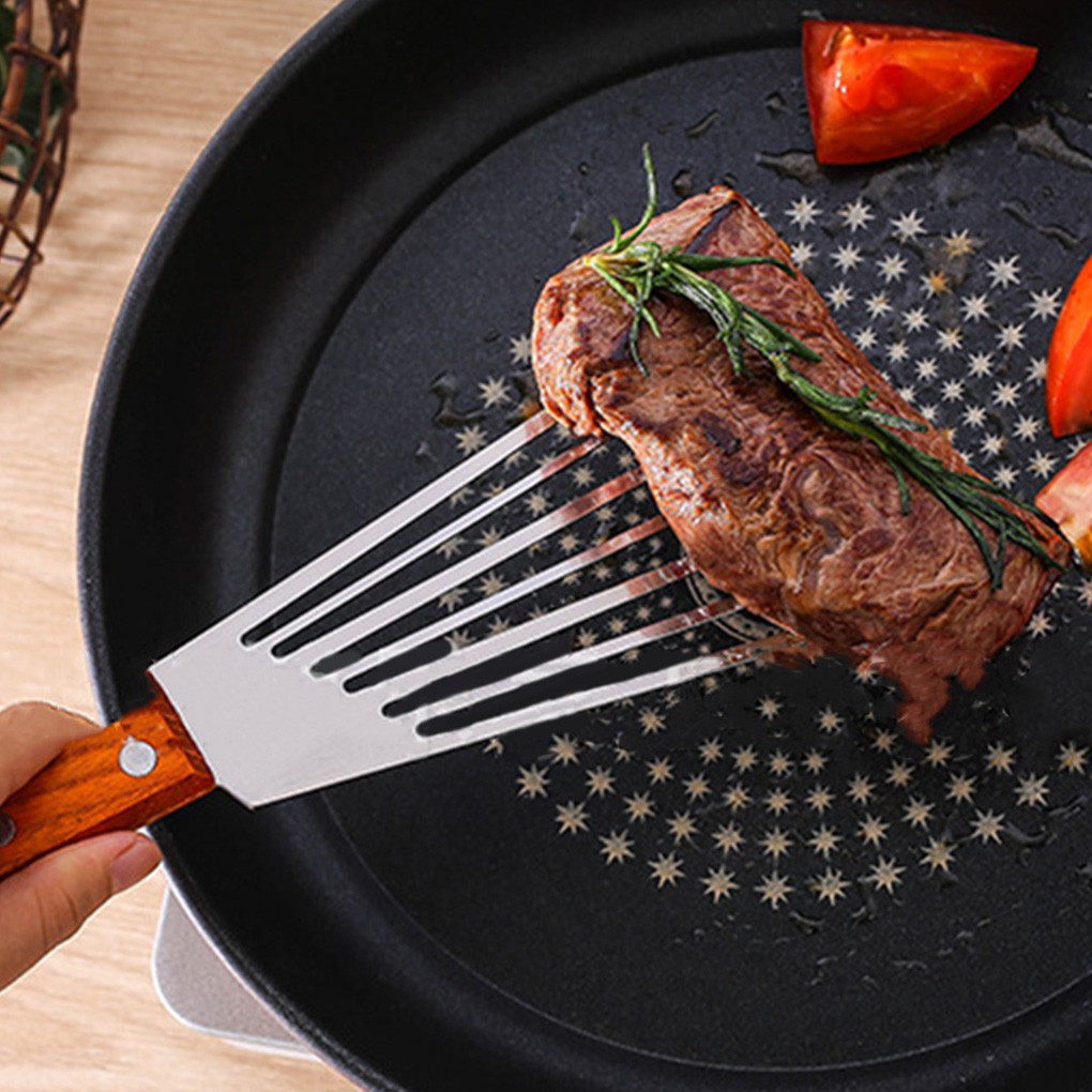 Xẻng Lật Thực Phẩm Bằng Thép Không Gỉ Chất Lượng Cao Tiện Dụng