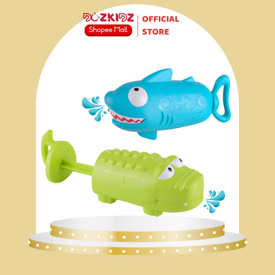 Đồ chơi máy bắn nước kéo pít tông hình cá cho bé trai bé gái mọi lựa tuổi- DOZKIDZ