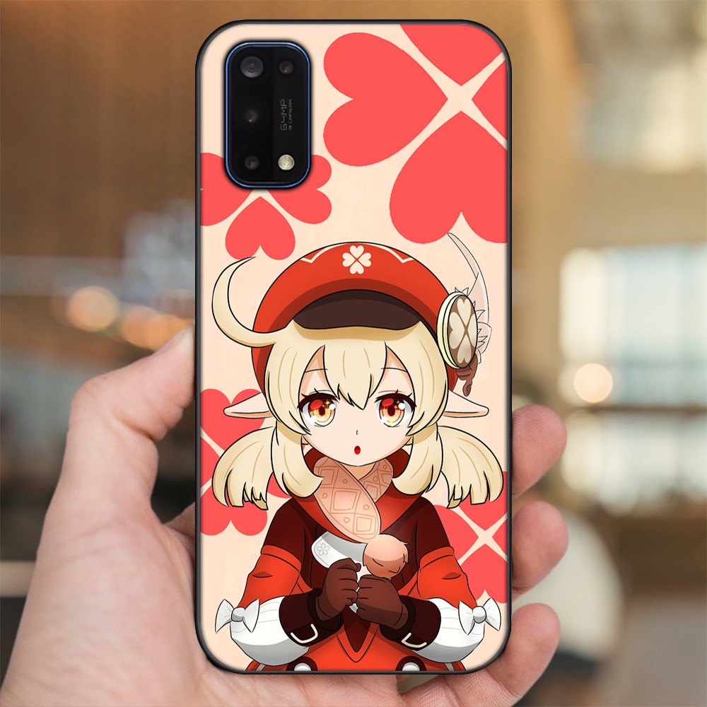 Ốp lưng Realme 7 Pro viền đen in hình Klee Genshin Impact