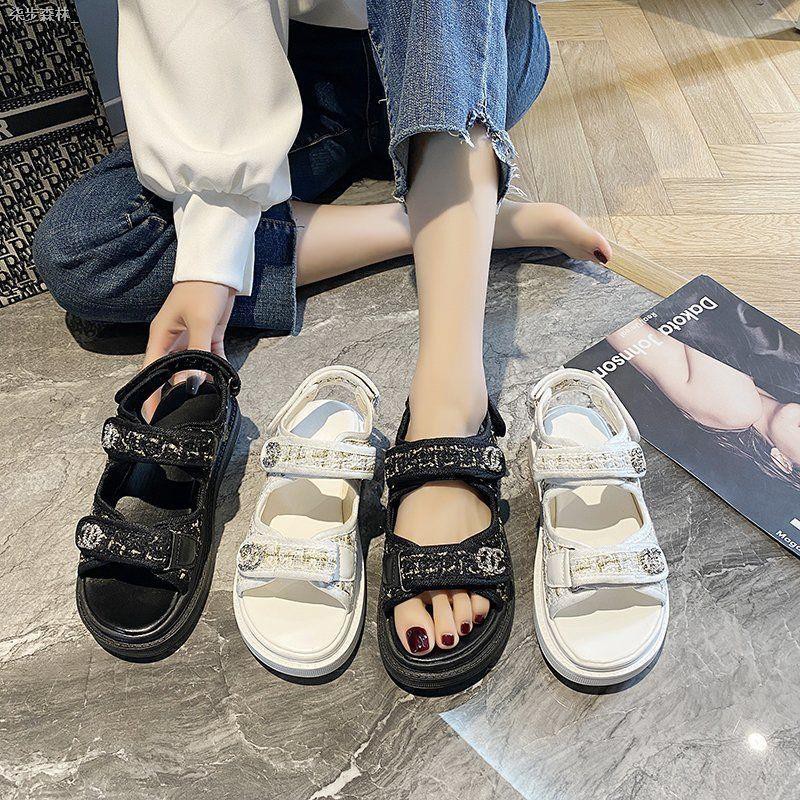 Giày Sandal Đế Xuồng Size Lớn 35-42 Thời Trang Dành Cho Nữ