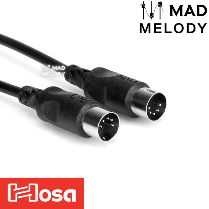 Hosa MIDI Cable MID-310BK (5-pin DIN - 5-pin DIN) (3m) [Dây cáp MIDI 5-pin đơn hàng xịn bền, NEW & chính hãng]