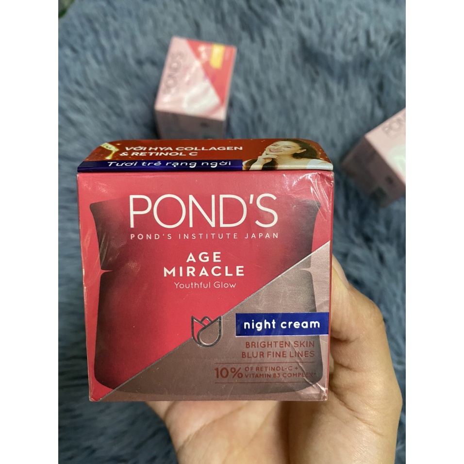 KEM DƯỠNG DA PONDS AGE MIRACLE 50G BAN ĐÊM DÀNH CHO DA LÃO HÓA