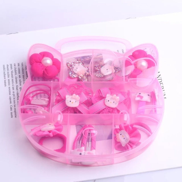 Bộ Kẹp Tóc Hình Chuột / Hello Kitty Dễ Thương