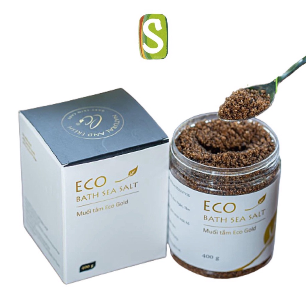 Combo 2 lọ muối tắm bé Eco Gold Sinh Dược 370g