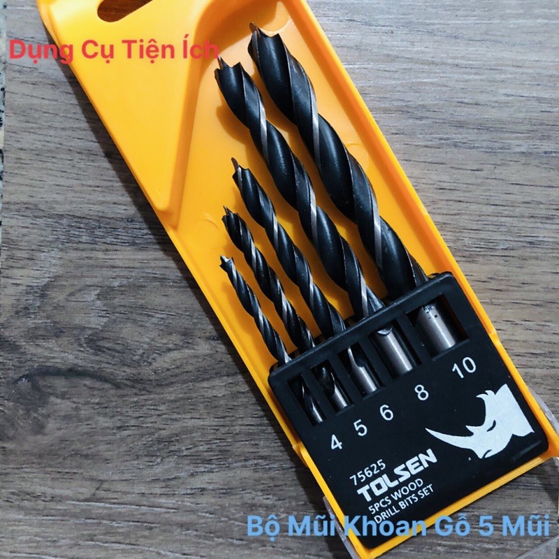Bộ Mũi Khoan Gỗ TOLSEN