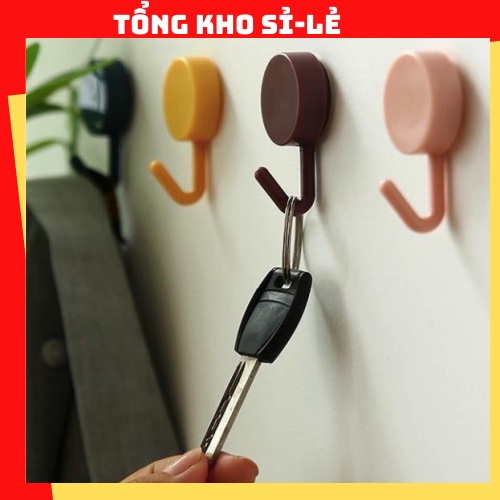 Móc Tròn Dán Tường Treo Đồ Đa Năng - Móc Gắn Tường Trang Trí Nhà Cửa Nhiều Màu Sắc 88251